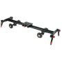 VidPro Professional 24" Track Slider & Skater Dolly Combo (SK-24), Black