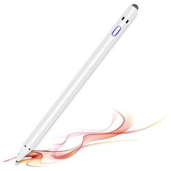 Active Stylus Digital Pen for Touch Screens,Compatible for iPhone 6/7/8/X/Xr iPad Samsung Phone &Tablets, for Drawing and Handwriting on Touch Screen Smartphones & Tablets (iOS/Android) (White)