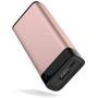 Portable Charger Power Bank Battery - by TalkWorks | 4000 mAh | Cell Phone Backup External Dual USB Power Pack for Apple iPhone 11, XR, XS, X, 8, 7, 6, iPad & Android for Samsung Galaxy - Rose Gold