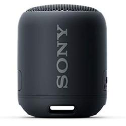 Sony SRS-XB12 Mini Bluetooth Speaker Loud Extra Bass Portable Wireless Speaker with Bluetooth -Loud Audio for Phone Calls- Small Waterproof and Dustproof Travel Music Speakers Black SRS-XB12/B
