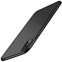 TORRAS Slim Fit iPhone Xs Case/iPhone X Case, Hard Plastic PC Super Thin Mobile Phone Cover Case with Matte Finish Coating Grip Compatible with iPhone X/iPhone Xs 5.8 inch, Black
