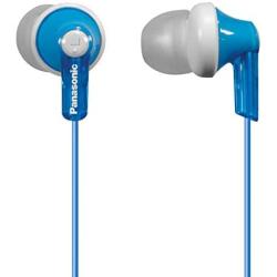 Panasonic ErgoFit In-Ear Earbud Headphones RP-HJE120-A (Blue) Dynamic Crystal-Clear Sound, Ergonomic Comfort-Fit