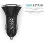 Vano 3 Port USB Car Charger Adapter, Fits Any Cigarette Lighter Socket, Recharge All USB Devices, Compatible with Samsung Galaxy, iPhone and More