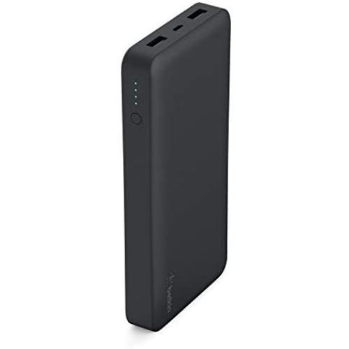 Belkin Pocket Power 15,000mAh Durable Ultra Slim Portable Charger / Power Bank / Battery Pack (Black)