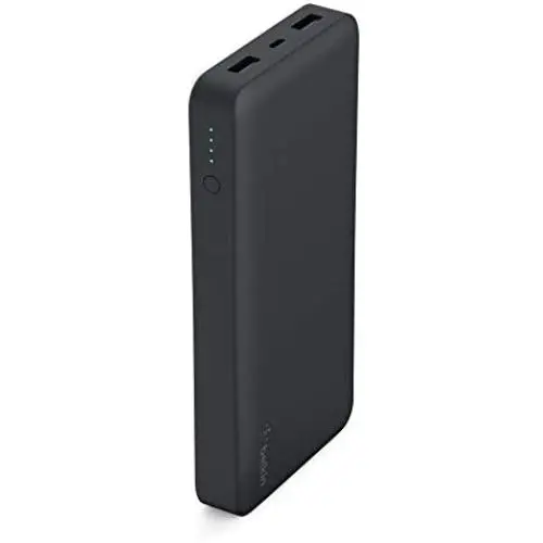 Belkin Pocket Power 15,000mAh Durable Ultra Slim Portable Charger / Power Bank / Battery Pack (Black) Belkin Pocket Power 15,000mAh Durable Ultra Slim Portable Charger / Power Bank / Battery Pack (Black)