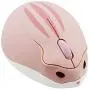 2.4GHz Wireless Mouse Cute Hamster Shape Less Noice Portable Mobile Optical 1200DPI USB Mice Cordless Mouse for PC Laptop Computer Notebook MacBook Kids Girl Gift (Pink)