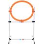 PawHut 2-in-1 Dog Obstacle Training Agility Equipment Tire Jump Ring/Hurdle Bar