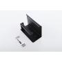 XVL Toilet Paper Holder with Mobile Phone Storage Shelf Bathroom Tissue Holder, Matte Black, SUS304 Stainless Steel G318C-G