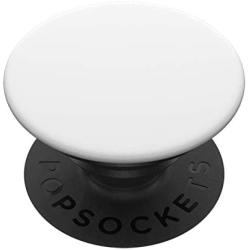 PopSockets PopGrip: Swappable Grip for Phones & Tablets - White on Black
