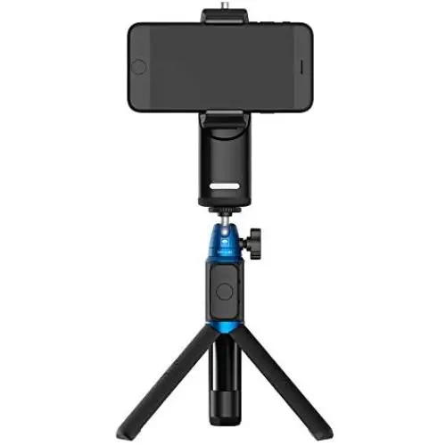 SIRUI VK-2K Handheld Gimbal Stabilizer and Selfie Stick Black, Compatible with Most Smartphones, with Fill Light, Mirror and Bluetooth Connecting