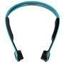 Bone Conduction Headphones Wireless Bluetooth Stereo Headset Over Ear Sweatproof Earphone with Microphone for Sports (Black+Blue)