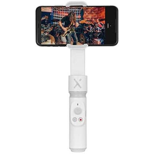 Zhiyun Smooth-X Foldable Smartphone Gimbal Stabilizer Selfie Stick Vlog Youtuber (White)
