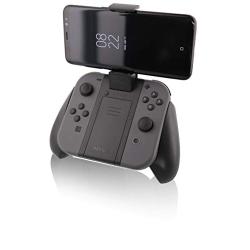 Nyko Clip Grip Power - Joy-Con Grip with Cell Phone Mount, rechargeable battery pack, game storage and SD Card holder for Nintendo Switch