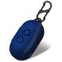 Protective Silicone Case Cover for Galaxy Buds/Galaxy Buds Plus with Carabiner Keychain, Samsung Galaxy Earbuds Accessory, Navy Blue (9 Color Options)