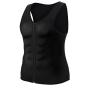 Wonderience Men Waist Trainer Vest Hot Neoprene Sauna Suit Corset Body Shaper Zipper Tank Top Workout Shirt