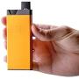 BRIK | Ultra-Slim Aluminum Portable Charger Case | Pod Storage | Holds 1 Extra Pod - Brick Power Bank (Orange)