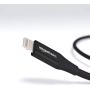 AmazonBasics Lightning to USB A Cable, Advanced Collection, MFi Certified Apple iPhone Charger, Black, 6 Foot, 2 Pack