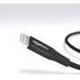 AmazonBasics USB A Cable with Lightning Connector, Premium Collection, MFi Certified Apple iPhone Charger, 10 Foot, 12 Pack, Black