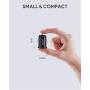 Car Charger, AUKEY Mini USB Cell Phone Car Aapter 24W/4.8A Flush Fit Dual Port for iPhone 11/11 Pro / 11 Pro Max, Samsung S10 Note 10, Google 4XL and More