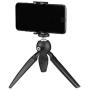 JOBY Handypod Mobile Mini Tripod with GripTight One Mount for Smartphone, Vlogging, Compact Cameras, LED, Microphones, Action Cameras, Black