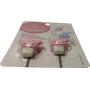 Sanrio My Melody Cable Protector Cell Phones Accessories 2pcs Set for iPhone (Lightning Cable)