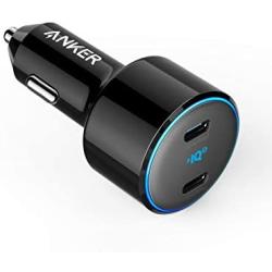 USB C Car Charger, Anker 48W 2-Port PIQ 3.0 Fast Charger Adapter, PowerDrive+ III Duo with Power Delivery for iPhone 11/11 Pro/11 Pro Max/XR/XS/X, Galaxy S10/S9, Note 9, Pixel 3/2, iPad Pro and More