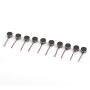 ZYAMY 10 PCS DC 3V 12000RPM Micro Flat Vibration Motor Two Wired Mini Flat Pager Electronic for Mobile Phone Coin Cell Adhesive Vibration Flat Motors 10mm x 2.7mm