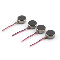 ZYAMY DC 3V 10 PCS 12000RPM Micro Flat Vibration Motor Two Wired Micro Mini Flat for Cell Phone Mobile Tools Coin Cell Adhesive Vibration Flat Button-Type 10mm x 2mm