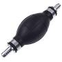 NAVARME 2Pcs 3/8"(10mm) Rubber Metal One Way Valve Fuel Pump Line Hose Hand Primer Bulb for Car Marine Boat 3/8 9001080A
