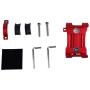 Maxmartt Bicycle Aluminium Alloy Mobile Phone Holder Bracket Bike Cycling Accessory(Red)