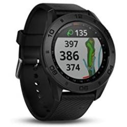 Garmin Approach S60, Premium GPS Golf Watch with Touchscreen Display and Full Color CourseView Mapping, Black w/ Silicone Band