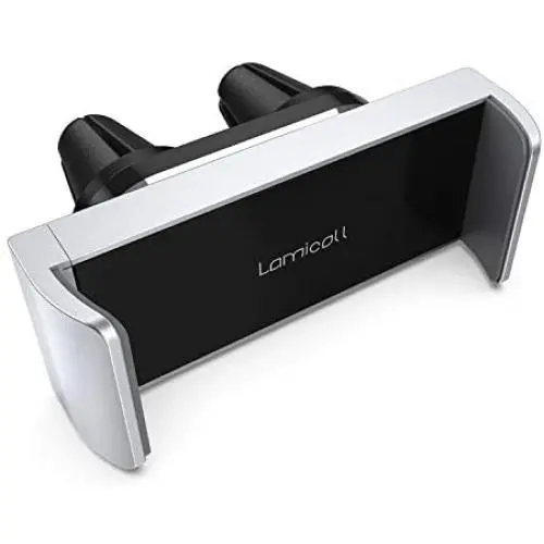 Car Phone Mount, Lamicall Car Vent Holder : Universal Stand Cradle Holder Compatible with iPhone 11 Pro Xs Max XR X 8 8P 7 7P 6S 6P 6, Galaxy S6 S8 S9 S8+ S9+ S10, Google, LG, Huawei -Silver Car Phone Mount, Lamicall Car Vent Holder : Universal Stand Cradle Holder Compatible with iPhone 11 Pro Xs Max XR X 8 8P 7 7P 6S 6P 6, Galaxy S6 S8 S9 S8+ S9+ S10, Google, LG, Huawei -Silver