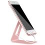 Cell Phone Holder for Desk, YOSHINE Cell Phone Stand Solid Phone Dock Cradle Compatible with iPhone 12 11 XR XS Max 8 X 7 6 6s Plus 5 4 SE, Kindle, Accessories Desk, All Smartphones - Rose Gold