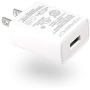UL Certified USB Wall Charger by Homespot 5V1A Plug in-Door Power AC Adapter for Travel Office Home Use - 2 Pack White