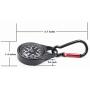 DETUCK (TM Compass Keychain Portable Metal Survival Compass for Hiking Camping Outdoors