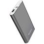 Portable Charger Yoobao Power Bank Apple & Micro Input 8000mAh Compact Powerbank External Cellphone Battery Backup Pack Compatible iPhone X 8 7 6 Plus Android Smartphone Samsung Galaxy etc- Gray