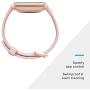 Fitbit Versa 2 Health and Fitness Smartwatch with Heart Rate, Music, Alexa Built-In, Sleep and Swim Tracking, Petal/Copper Rose, One Size (S and L Bands Included)