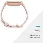 Fitbit Versa 2 Health and Fitness Smartwatch with Heart Rate, Music, Alexa Built-In, Sleep and Swim Tracking, Petal/Copper Rose, One Size (S and L Bands Included)