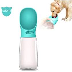 MalsiPree Dog Water Bottle, Leak Proof Portable Puppy Water Dispenser with Drinking Feeder for Pets Outdoor Walking, Hiking, Travel, Food Grade Plastic