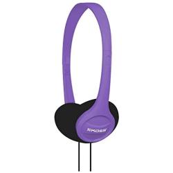 Koss KPH7V Portable On-Ear Headphone with Adjustable Headband - Violet