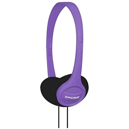 Koss KPH7V Portable On-Ear Headphone with Adjustable Headband - Violet