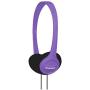 Koss KPH7V Portable On-Ear Headphone with Adjustable Headband - Violet