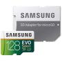 Samsung EVO Select 128GB microSDXC UHS-I U3 100MB/s Full HD & 4K UHD Memory Card with Adapter (MB-ME128HA)