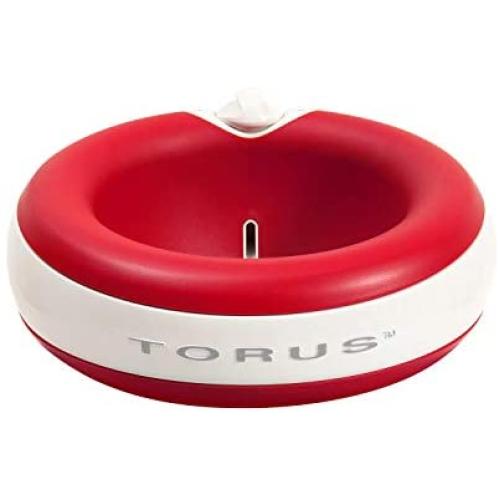 Torus Pet Water Bowl | 2-Liter | Fresh Filtered Water | Healthy & Hygienic Pet Bowl | for Small, Medium, Large Dogs, Cats & Other Pets