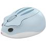 2.4GHz Wireless Mouse Cute Hamster Shape Less Noice Portable Mobile Optical 1200DPI USB Mice Cordless Mouse for PC Laptop Computer Notebook MacBook Kids Girl Gift (Blue)