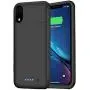 Battery Case for iPhone XR, Feob Upgraded 5500mAh Portable Charging Case Extended Battery Pack for iPhone XR Charger Case (6.1 inch)- Black Battery Case for iPhone XR, Feob Upgraded 5500mAh Portable Charging Case Extended Battery Pack for iPhone XR Charger Case (6.1 inch)- Black