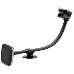 Magnetic Car Truck Phone Mount with 13-Inch Gooseneck Extension Arm, Universal Windshield Dashboard Industrial-Strength Suction Cup Mobile Vehicle Holder for All Cell Phones iPhone by 1Zero