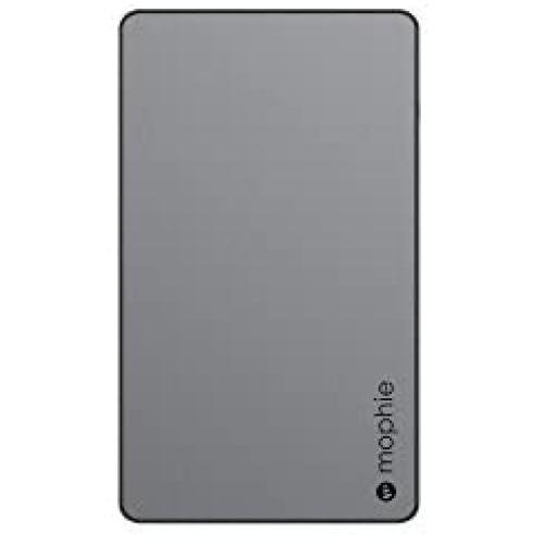 mophie 3559_PWRSTION-6.2K-SGRY PowerStation - Universal External Battery - Made for Smartphones and Tablets (6,000mAh) - Space Gray