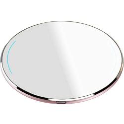TOZO W1 Wireless Charger Ultra Thin Aviation Aluminum CNC Unibody Fast Charging Pad Rose Gold