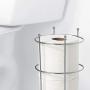 Zenna Home Toilet Paper Reserve, Chrome
